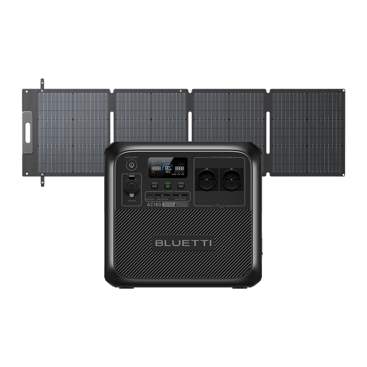 AC180+200W Solar | 1800W 1152Wh 200W Solar Kit