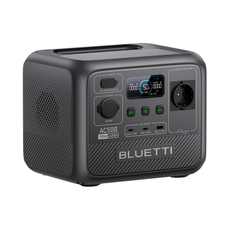 BLUETTI AC50B Solar Portable Power Station | 700W 448Wh