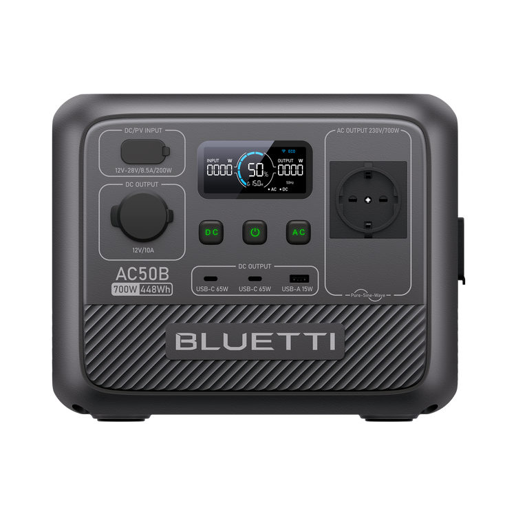 BLUETTI AC50B Solar Portable Power Station | 700W 448Wh