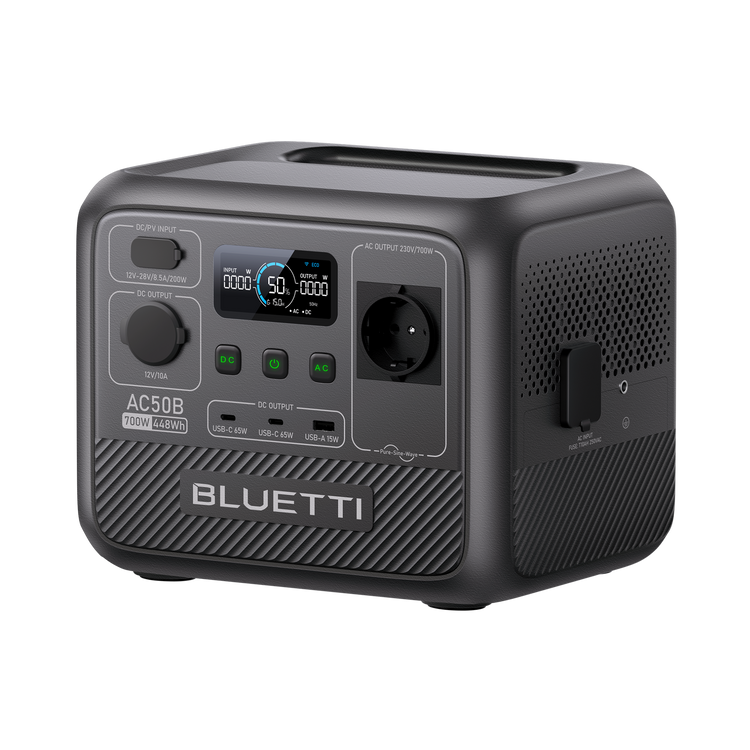 BLUETTI AC50B Solar Portable Power Station | 700W 448Wh