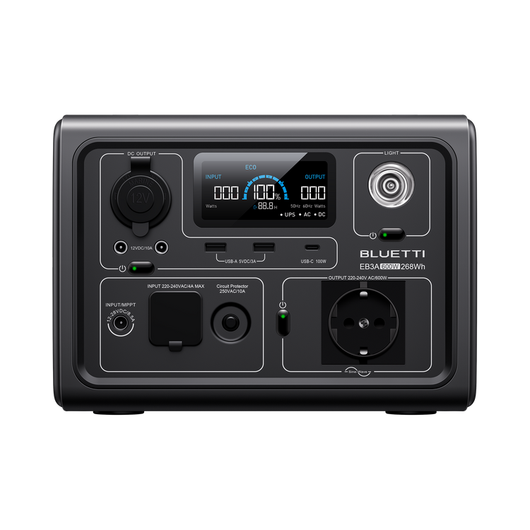 BLUETTI EB3A Portable Power Station | 600W 268Wh