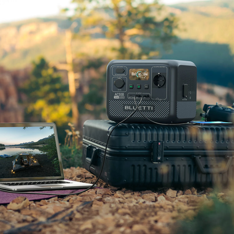 BLUETTI AC50B Solar Portable Power Station | 700W 448Wh